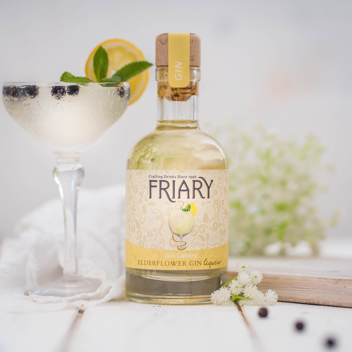 Friary Drinks Elderflower Gin 200ml Lilley's Cider Ltd