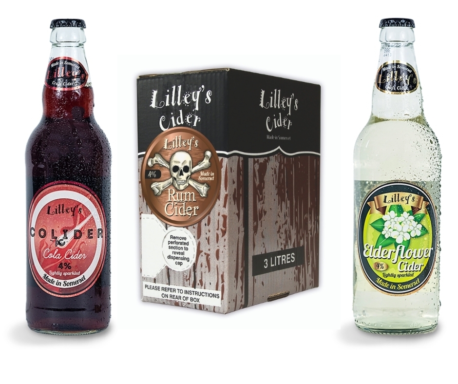 Lilley's Cider Whimsical Creation. A collection of unique and wacky flavors of Cider Lilley's